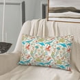 thumbnail image 5 of Lsque Sea Animal Pattern Pillow Case – Soft & Cozy Throw Pillow Cover, Hypoallergenic Cushion Case for Sleeping Women with Envelope Closure-16"x24", 5 of 6