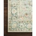 thumbnail image 4 of Loloi Rosette Teal / Ivory 7'-6" x 9'-6" Area Rug, 4 of 6