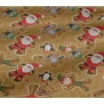 thumbnail image 4 of oneOone Cotton Jersey Light Brown Fabric Cartoon Animal|Candy Stick & Santa Christmas Dress Material Fabric Print Fabric By The Yard 58 Inch Wide, 4 of 4