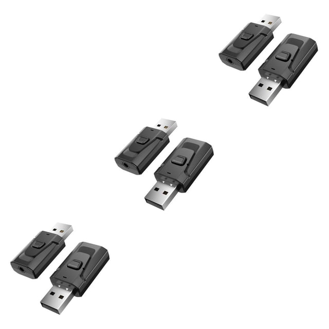 ZLight Audio Transmitter Receiver USB Adapter Noise Reduction Car Headphones No.1 3Set