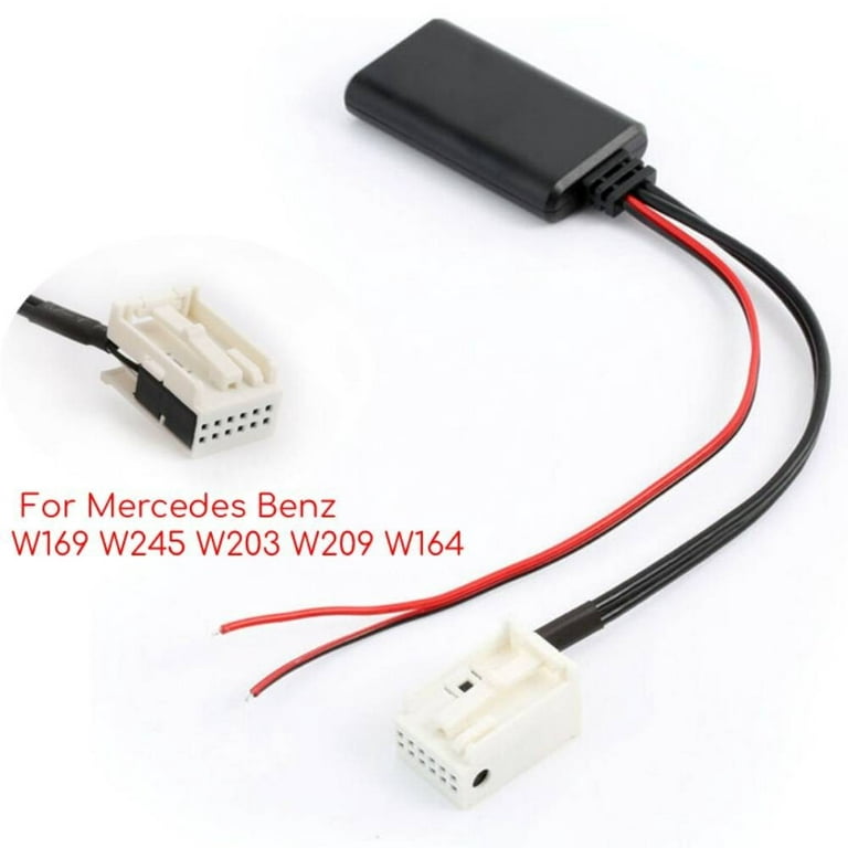 Bluetooth Radio Stereo Aux Cable Adaptor For Mercedes W169 W245 W203 W209  W164 