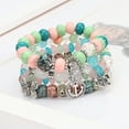 thumbnail image 6 of HESHPAWS 4 PCS Bohemian Stretch Anchor Bracelets Elephant Butterfly Retro Bracelets Suitable for Girls Women Gifts, 6 of 9