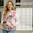 thumbnail image 7 of DISNIMO Skull Printed Sweatshirts for Women Cherry Blossom Printed Jackets Long Sleeve Outwear Coat Fall Winter Sweatshirts, XL, 7 of 7