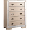thumbnail image 3 of Home Square 3-Piece Set with Full Panel Bed Chest and Nightstand in Pearl, 3 of 22