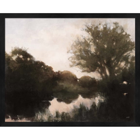 Great Art Now Breaking Dawn Dark by Julia Purinton, Framed Wall Art, 21.25W x 17.25H
