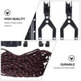 thumbnail image 4 of OUNONA 1 Set Ceiling Bike Rack Steel for Safe Locking Mechanism with Hanger, 4 of 7