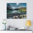 thumbnail image 3 of Scripture Walls For The Invisible Things Romans 1:20 Bible Verse Canvas Christian Wall Art Ready to Hang Unframed, 3 of 7