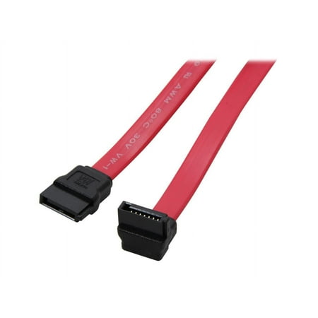 UPC: 0065030822756 | StarTech.com SATA12RA1 1 ft. SATA to Right Angle SATA Serial ATA Cable Male to Male