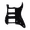 Black（White）, variant on LOOKSEVEN Electric Guitar Pickguard Scratch Plate 11 Hole 2 Pot HSH for Strat Multicolors-Light yellow Pearl