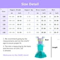 thumbnail image 4 of SUEE Mermaid Princess Dress for Little Girl Sequins Halloween Birthday Outfits Size 2-7Y, 4 of 7