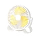 thumbnail image 2 of Ventilador de escritorio USB, miniventilador portátil, 3 velocidades, enchufable, rotación de viento fuerte, silencioso, pequeño, personal, para el hogar, la oficina, viajes., 2 of 5