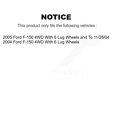 thumbnail image 2 of Transit Auto Front Wheel Bearing and Tie Rod End Kit for Car Ford F-150 4WD - Left Right Side (Driver Passenger) K7T-100262, 2 of 11