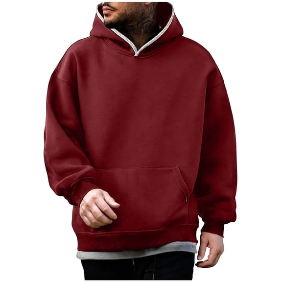 Work Hoodies For Men Sevevn Mens Hoodies Pullover Hooded Sweatshirts Casual Long Sleeve Shirts