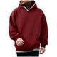 thumbnail image 1 of pstuiky camisetas de manga larga para hombre, Sudadera con capucha y manga larga de color liso para hombre salir tops m, 1 of 8