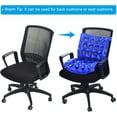 thumbnail image 4 of Tutuviw Inflatable Seat and Chair Cushions,Pressure Relief Waffle Cushion,Wheelchair Cushions for Pressure Relief,Long Sitting Office Chairs Car Seats,Comes with 1 Air Pumps, Portable and Comfortable, 4 of 8