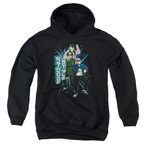 Three Stooges - Stooge Style - Youth Hooded Sweatshirt - Medium