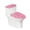 Love, variant on HELLHERO Little Cow Sunflower Toilet Lid Seat Cover, Elastic Installation Easy to Install Polyester Fabric Toilet Seat Cover