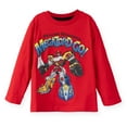 thumbnail image 2 of Power Rangers Little Boys 2 Pack Long Sleeve T-Shirts Toddler to Big Kid, 2 of 5