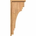 thumbnail image 3 of 5 1/2"W x 12"D x 28"H Pescadero Smooth Corbel w/Backplate, Western Red Cedar, 3 of 9