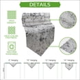 thumbnail image 5 of Grey Black Boho Table Runner Linen Burlap Table Runner 48 Inches Long Retro Ethnic Tribe Abstract Art Dresser Scarves for Kitchen Island Coffee Dining Room Party Wedding Holiday Decoration 13"x48", 5 of 8