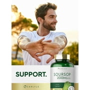 Soursop Leaves | 2000mg | 160 Capsules for Men and Women | by Carlyle