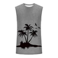 thumbnail image 3 of Hombres Casual Moda Impresión Suéter Cuello Redondo Deportes Tanque sin Mangas para Al Aire Libre Casual Diario, 3 of 5