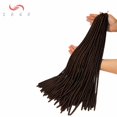 thumbnail image 2 of SEGO New Straight Faux Locs Crochet Hair Curly New Soft Locs Crochet Hair for Women Pre Looped Synthetic Goddess Locs Braiding Hair Extension, 2 of 6