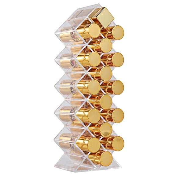 Lipstick Organizer Tower Shape Lip Gloss Storage Holder Stand Display Case