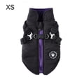 thumbnail image 2 of Arnés de invierno para mascotas, chaqueta impermeable a prueba de viento, para correr, ropa Universal ligera, gancho trasero, decoración de ropa, negro XS seitruly PT000587-01, 2 of 7
