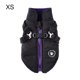 thumbnail image 2 of Arnés de invierno para mascotas, chaqueta impermeable a prueba de viento, para correr, ropa Universal ligera, gancho trasero, decoración de ropa, negro XS Eigraketly PT000587-01, 2 of 7