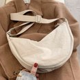 thumbnail image 6 of EDFRWWS Simple Crossbody Bags Fashion Women Dumpling Bags Portable for Work (Beige), 6 of 8