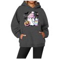 thumbnail image 2 of WEAIXIMIUNG Sweatshirts à Col Rond pour Femmes Zip Up Décontracté à Col Rond avec Poche Imprimé Hoodie, 2 of 3