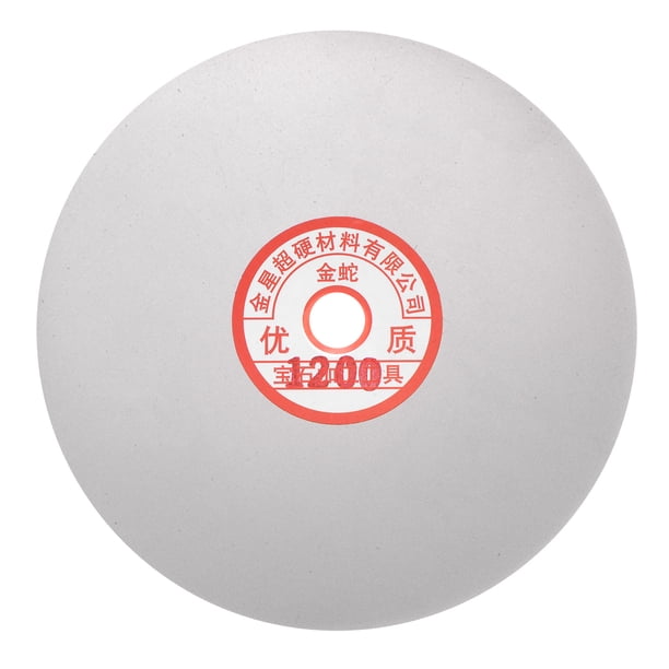 Disco de lijado y pulido de diamante Uxcell de 6" grano 1200 con agujero de 5/8"