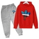 thumbnail image 3 of Nuevos chándales deportivos informales de marca de otoño para niños de 3 a 14 años, sudadera con capucha y pantalones, conjunto de traje informal de moda para niños, conjunto de 2 piezas, 3 of 5