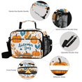 thumbnail image 3 of FORMRS Student Lunch Bag Insulated Reusable Cooler Box with Zipper Pockets, Pumpkins Pattern, 3 of 9