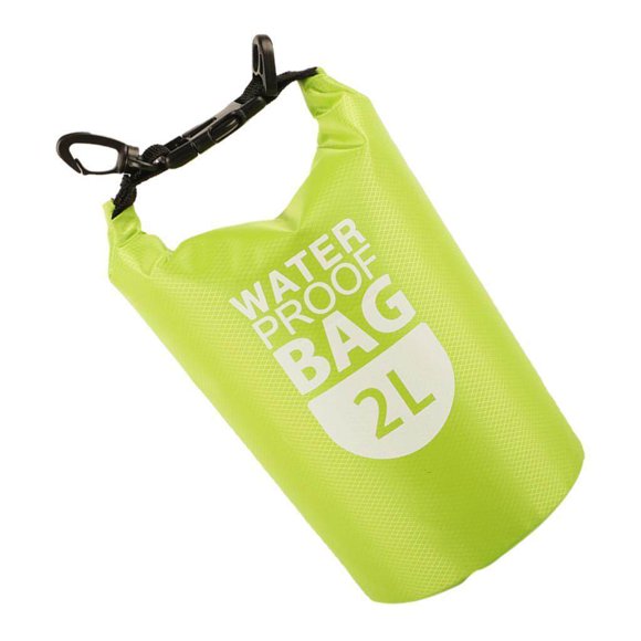 Langgg 2L Waterproof Dry Bag Sack Pack Pouch for Rafting Canoeing Diving Green