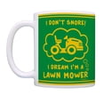 thumbnail image 2 of ThisWear Joke Gifts for Men I Don't Snore I Dream I'm A Lawn Mower Mugs 11 ounce 2 Pack Coffee Mugs Green, 2 of 2