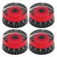 thumbnail image 1 of 4pcs GD17A Pedales amplificadores de control de pedal de efecto acrílico para bajo de guitarra eléctrica (negro y rojo), 1 of 6