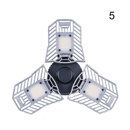 

Led Garage Lights Motion Activated Garage Light 60W 6000 Lm Deformable Light With 3 Adjustable Panel