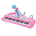 thumbnail image 2 of Aodebiao 37-Key Piano with Microphone - Electronic Musical Keyboard Toy for Learning, Early Education Music Instrument with Demo Songs & Adjustable Volume, 2 of 9