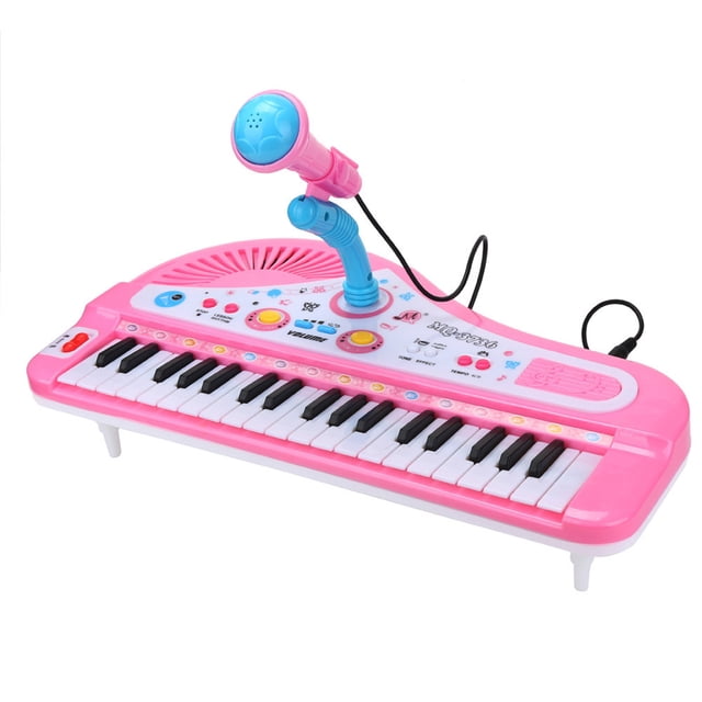 37 Keys Electronic Organ with Mini Microphone Children Piano Musical Instrument Kids Learning Puzzle Early Education Toys Gift