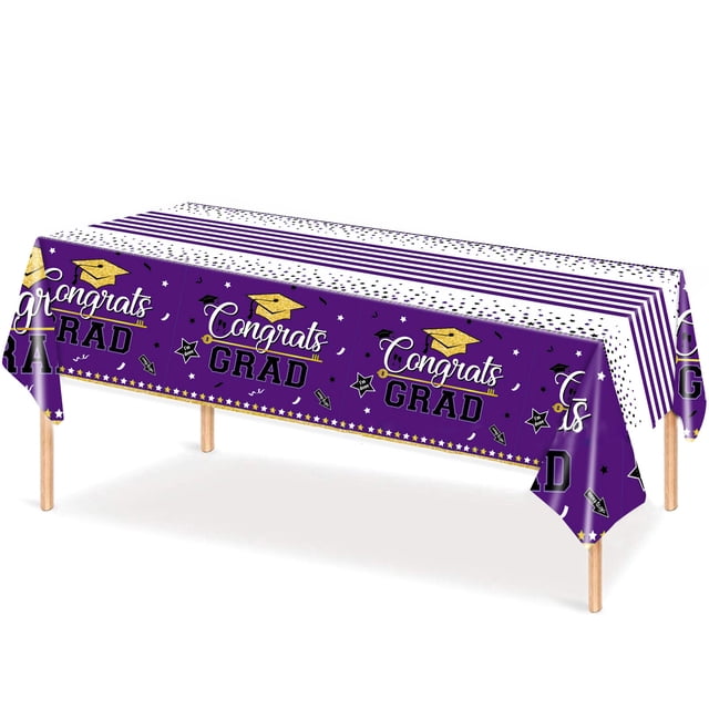 LCXmlly Wallmounted Graduation Tablecloth Antiscratch Antistain Graduation Print Decoration for 2023 Ceremony Dinner
