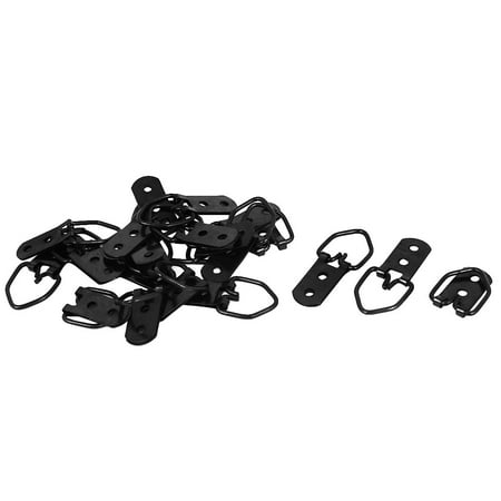

Uxcell Black Triangle D-Ring Picture Photo Frames Cross Stitch Wall Hanger Hooks 20pcs