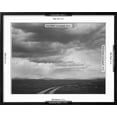 thumbnail image 5 of Art.com Roadway Low Horizon Mountains Clouded Sky Near (Grand) Teton National Park 1933-1942 Art Print by Ansel Adams, Black Frame Wall Art, 29" x 23", 5 of 5