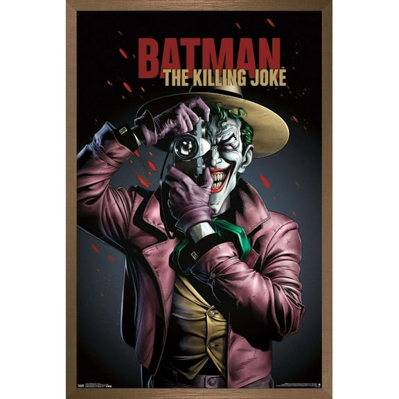 DC Comics Movie - The Killing Joke - Key Art Wall Poster, 14.725" x 22.375", Framed