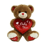 MY BABY BEAR BROWN, Valentine plush