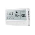 thumbnail image 4 of HINTRMENT Thermometer Hygrometer Room Electronic Thermometer White Plastic Touch Screen 1Pack, 4 of 8