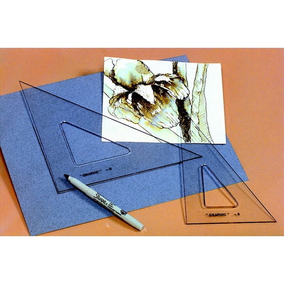 Westcott S450-8 Clear Triangle 45/45/90 8