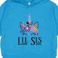 thumbnail image 3 of Inktastic Little Sister Unicorn Lil Sis Toddler Hoodie, 3 of 4