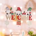 thumbnail image 6 of HILABEE Wooden Christmas Hanging Pendant Plaque Sign Wall Xmas Decor Holiday with Bells Door Hanging Sign for Office Nursery Festival with 3 Gnome, 6 of 8